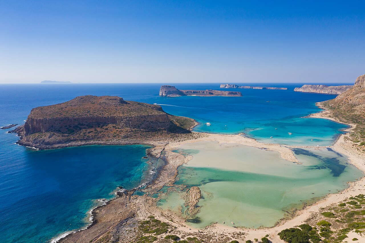 Balos Beach and lagoon, Crete, Greece