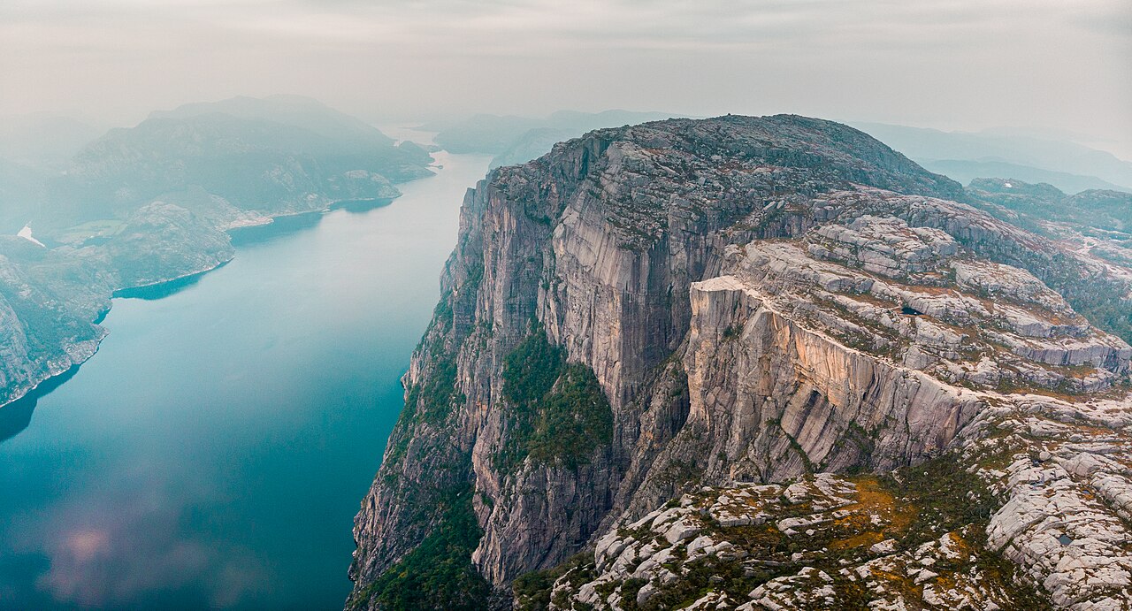 Preikestolen above Lysefjord, Norway