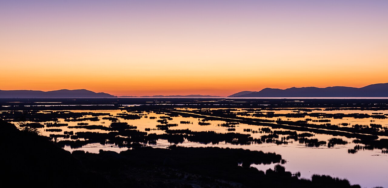 Lake Titicaca near Puno on the Peruvian side