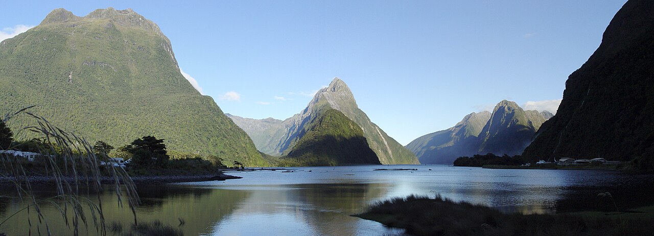 Mitre Peak and Milford Sound / Piopiotahi, New Zealand
