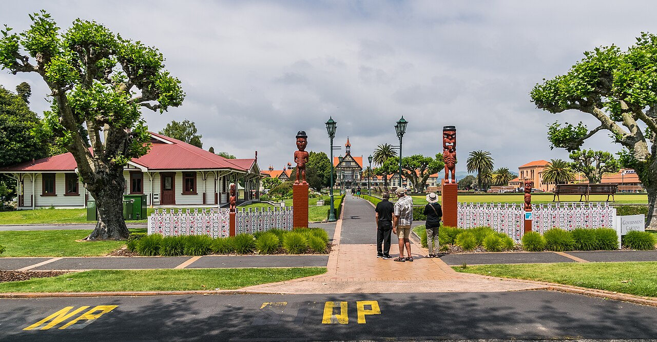 Government Gardens in Rotorua, New Zealand