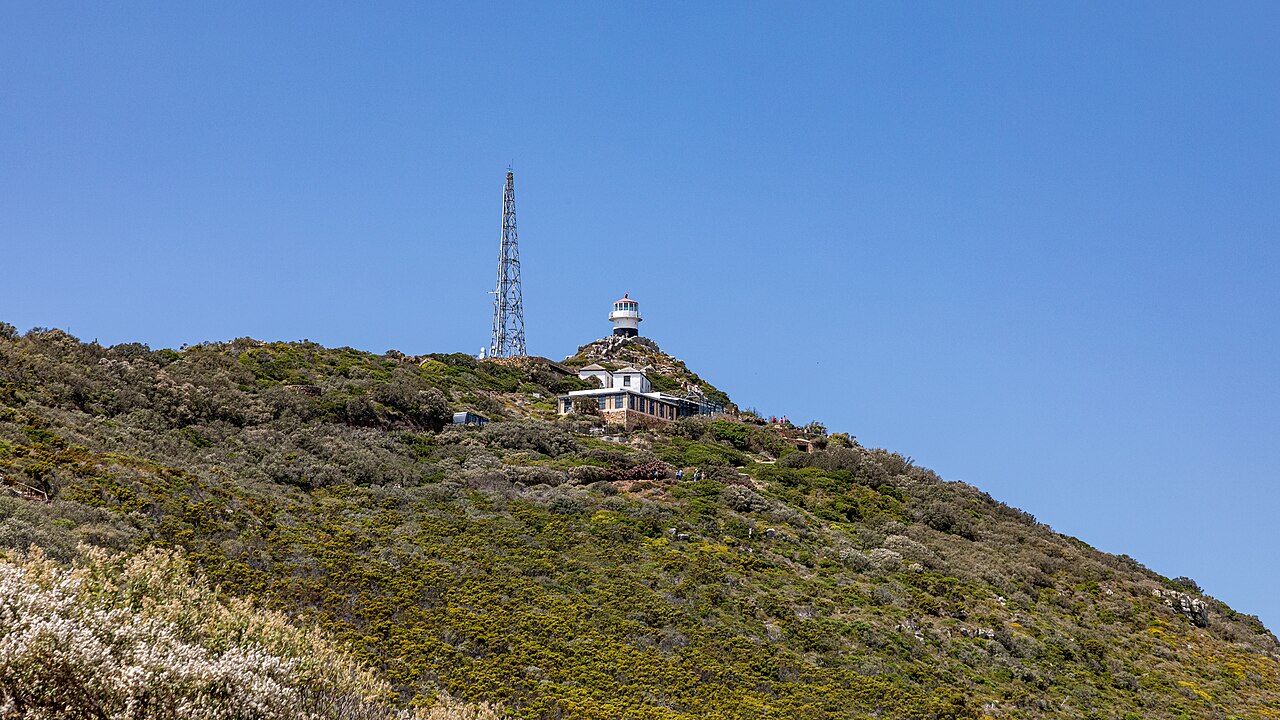 The old Cape Point Lighthouse on the Cape Peninsula, South Africa