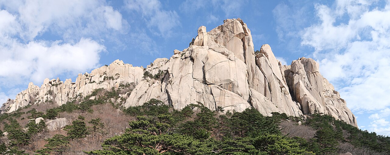 Ulsanbawi in Seoraksan National Park, South Korea