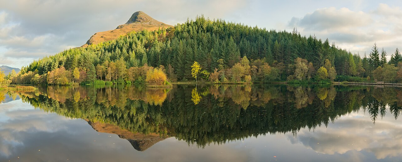 Glencoe Lochan in the Scottish Highlands, United Kingdom