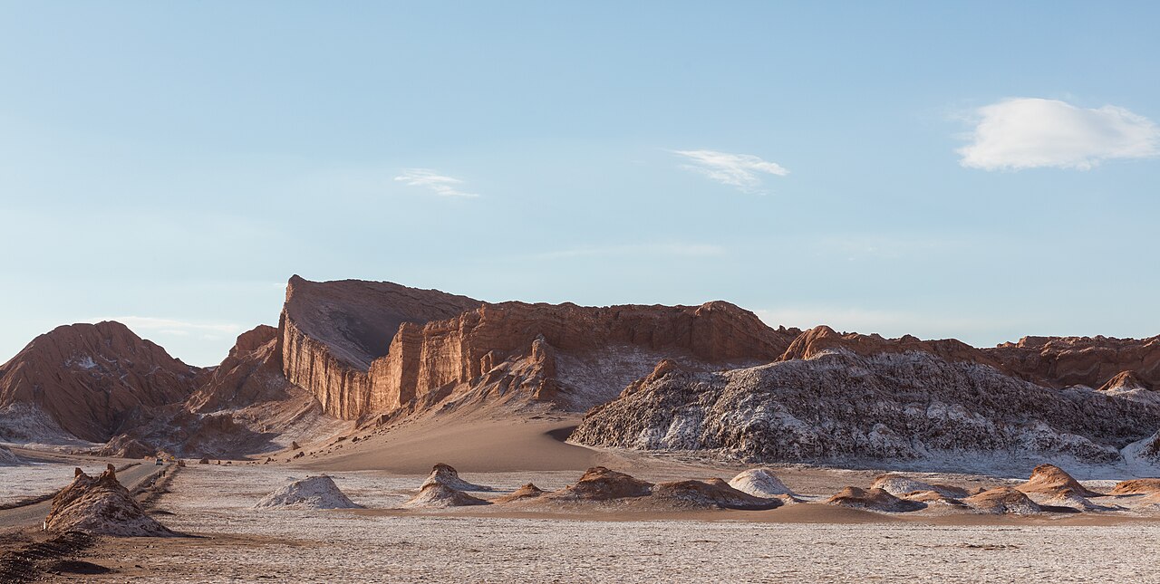 Valle de la Luna in the Atacama Desert, Chile