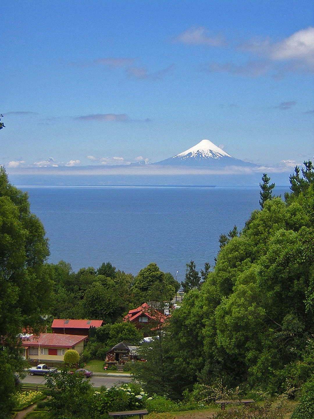 Osorno Volcano and Lake Llanquihue in Chile's Lake District