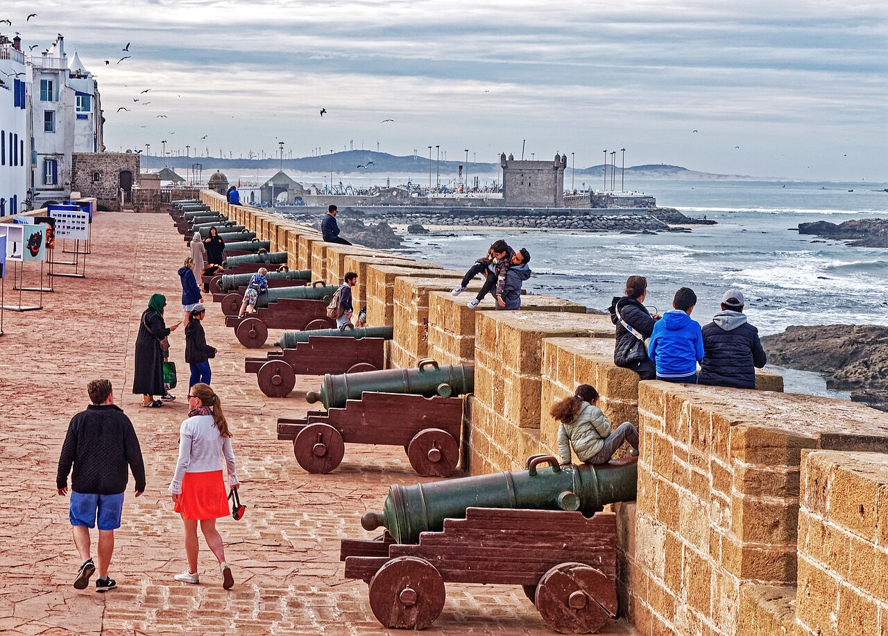 Essaouira's coastal fortifications, Morocco