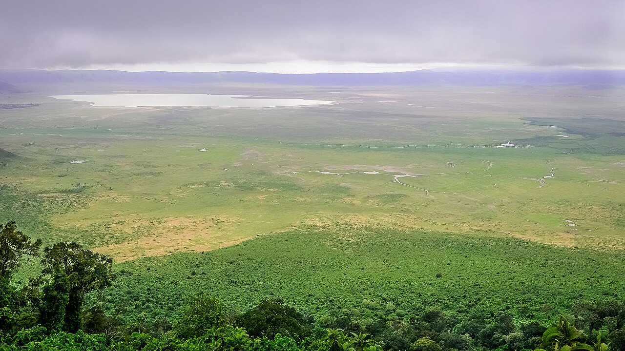 Ngorongoro Crater in Tanzania